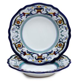 VECCHIA DERUTA: Pasta Soup rimmed Plate Bowl