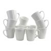 Gibson Home Noble Court 12 Oz. Mug Set In White, Set Of 12