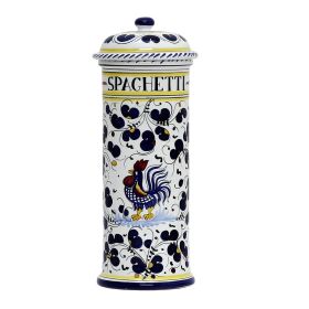 ORVIETO BLUE ROOSTER: Spaghetti Container Canister [R]