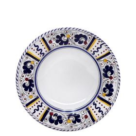 ORVIETO BLUE ROOSTER: Salad Plate (White Center)