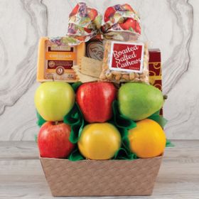 Delightful Discovery: Gift Basket of Fresh Fruits and Sugar Free Delights