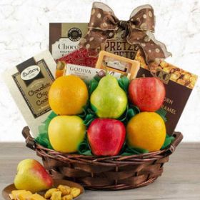 Perfectly Paired: Elegant Fruit & Snack Basket