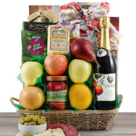 Heartfelt Comfort: Sympathy Fruit & Snacks Gift Basket