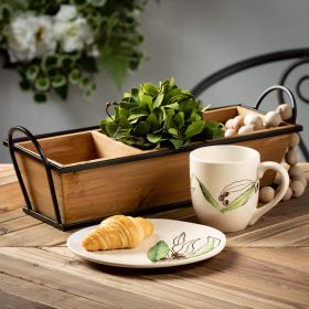 Ceramic Olive Snack Plate Set