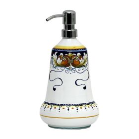 DERUTA FOGLIE: Liquid Soap/Lotion Dispenser with Chrome Pump (Large 26 OZ)