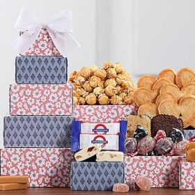 Sweet Delights: Gourmet Gift Tower