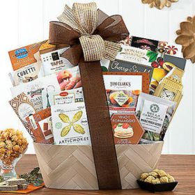 Classic Elegance: Gourmet Gift Basket