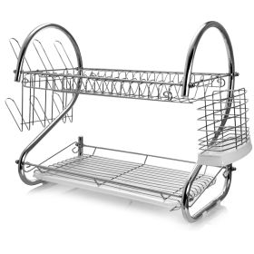 Megachef 22 Inch Two Shelf Dish Rack