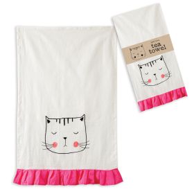 Kitty Tea Towel - Box of 4