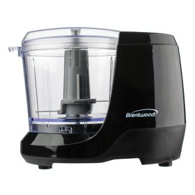 Brentwood 1.5 Cup Mini Food Chopper In Black