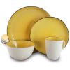 Elama Mellow-yellow 16-piece Dinnerware Set