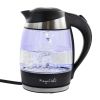 Megachef 1.8lt. Glass And Stainless Steel Electric Tea Kettle