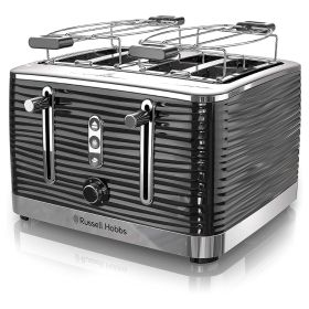 Russell Hobbs Retro Style 4 Slice Toaster In Black