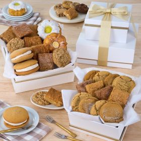 Vanilla and Blondie Baked Goods Gift Box (Option: Premium Gift Box)